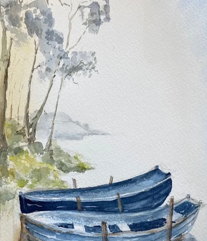 Watercolour Painting Course. Welcome if you've never painted or painting for ages.