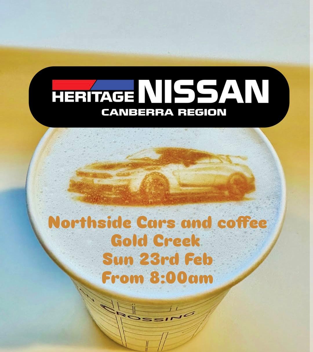 Heritage Nissan Canberra Region. Northside Cars and Coffee 