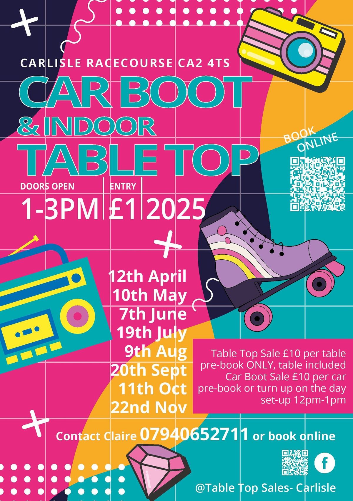 Car Boot Sale & Indoor Table Top Sale- Carlisle Racecourse