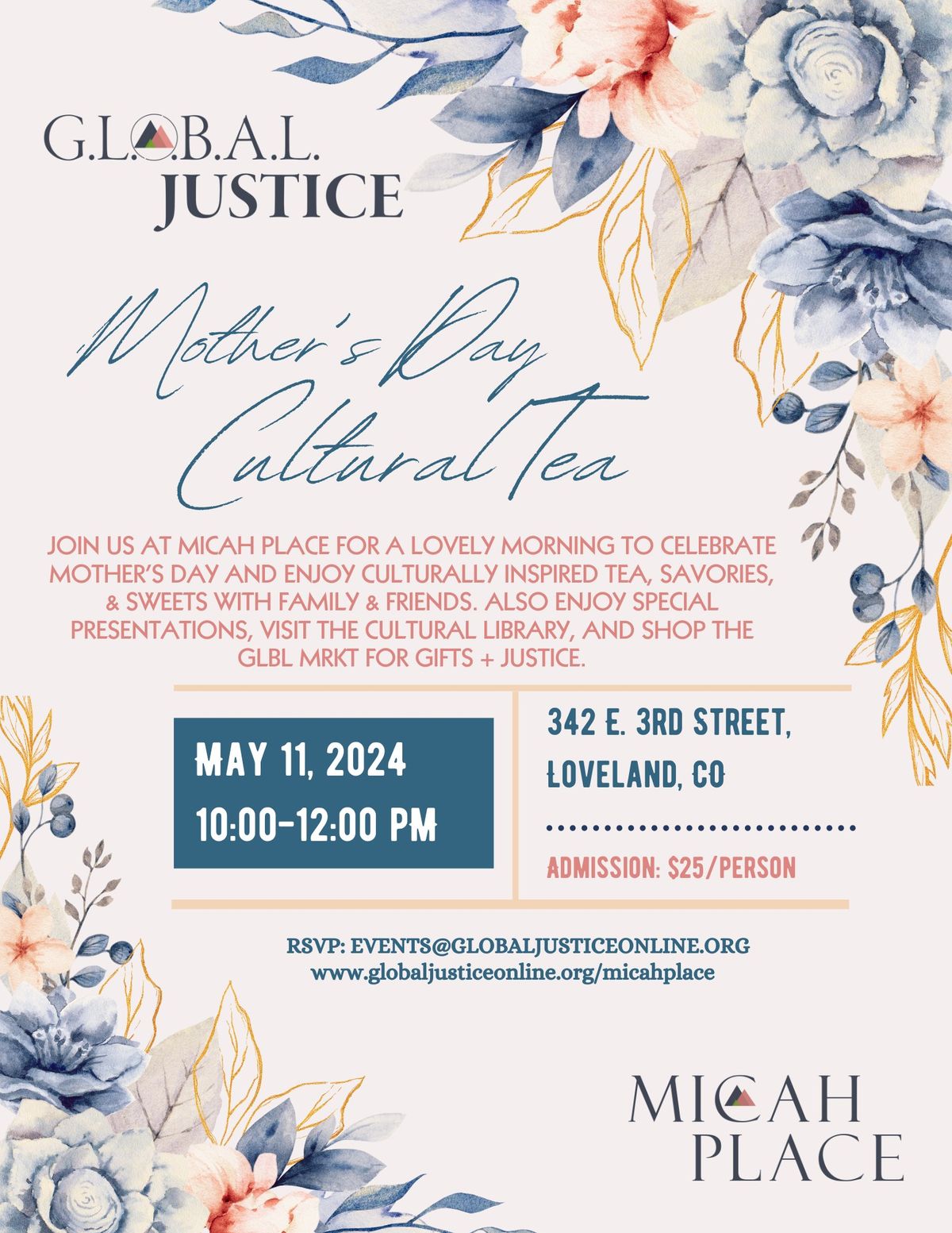 Mother's Day Cultural Tea