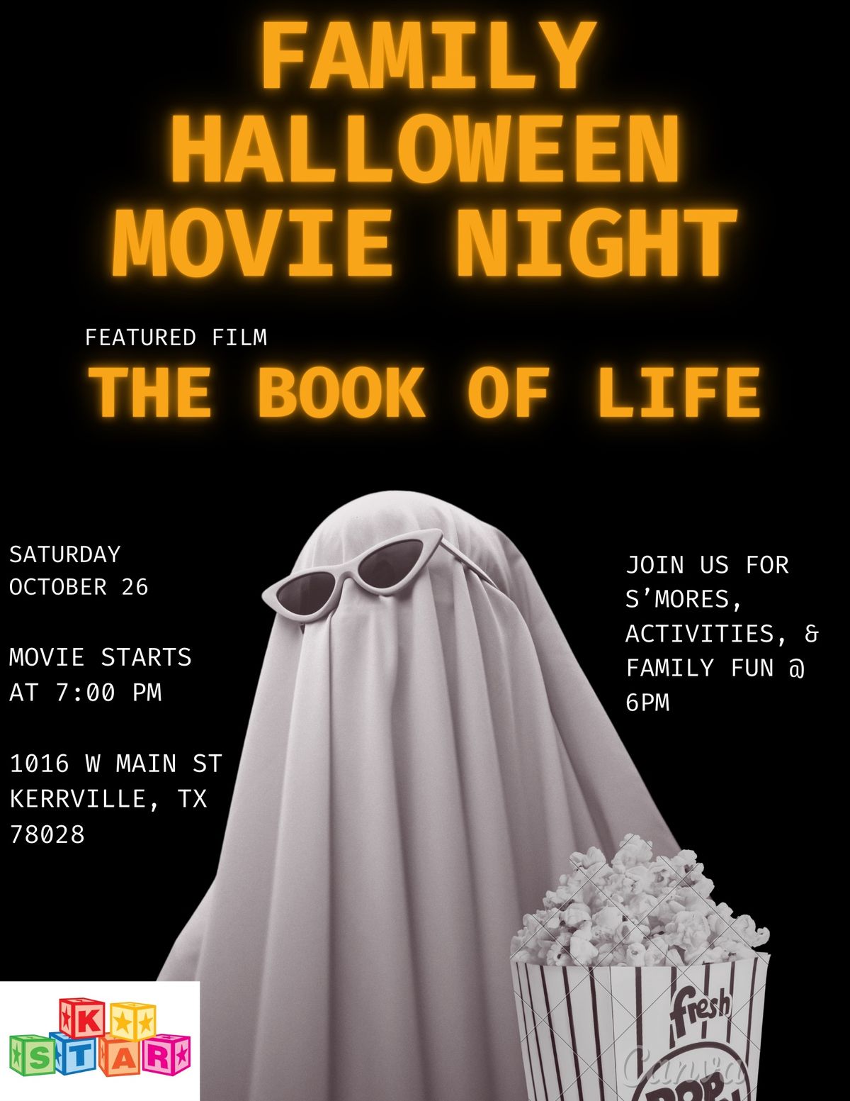 K\u2019STAR Family Halloween Movie Night 