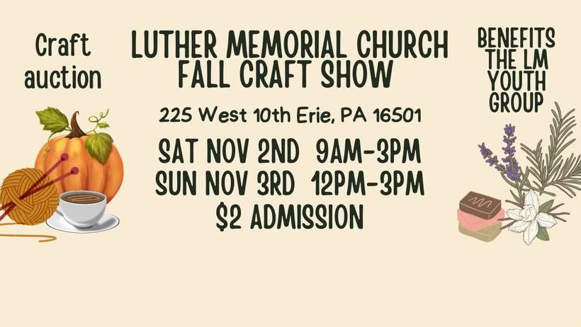 2024 Luther Memorial Church Fall Craft Show 