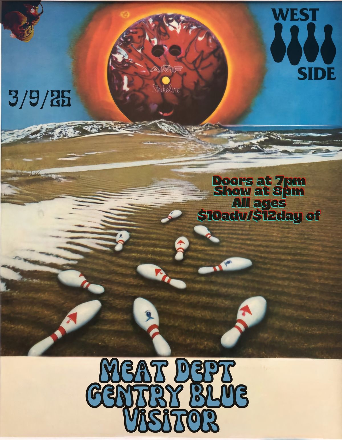 Gentry Blue\/Visitor\/Meat Dept at the Westside Bowl