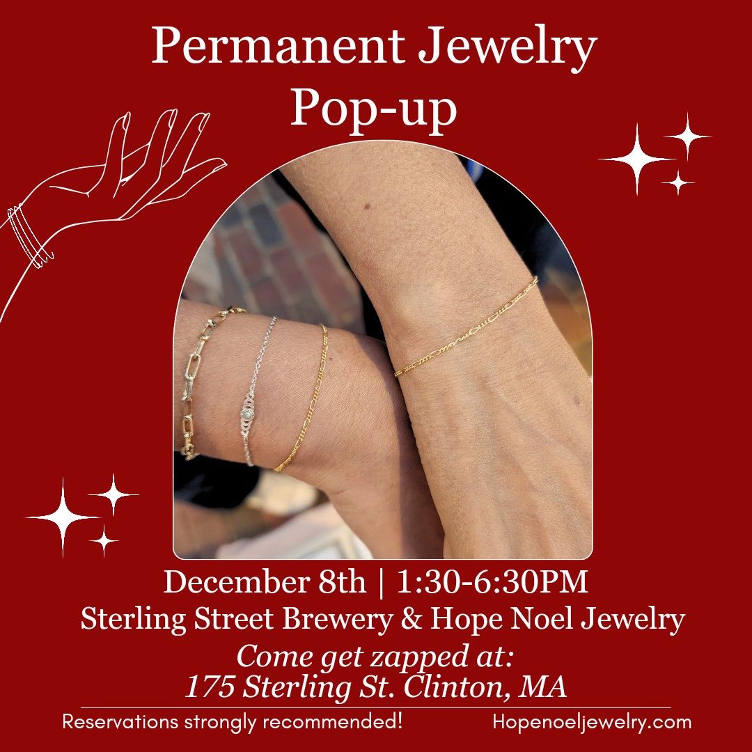 Permanent Jewelry Pop-Up with Hope Noel Jewelry at SSB Clinton