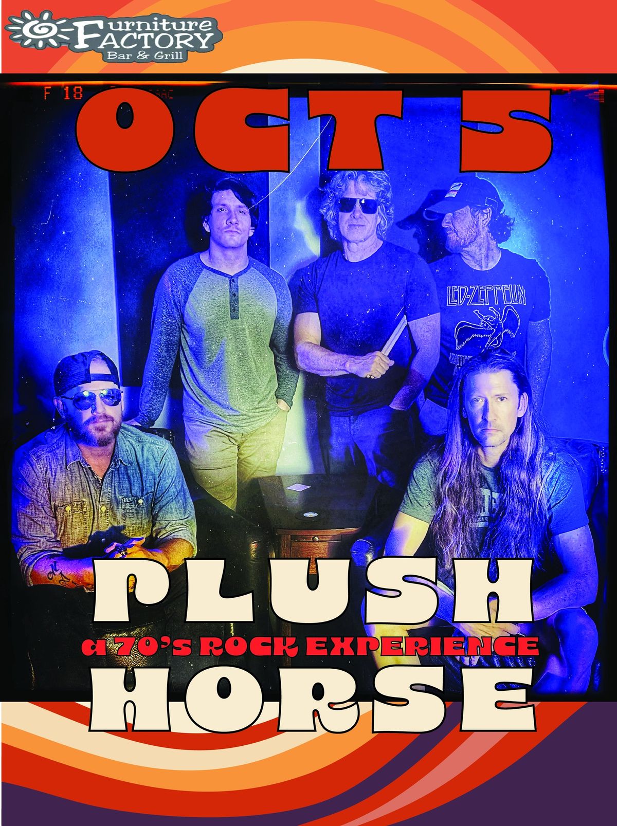 PLUSH HORSE 70s ROCK EXPERIENCE - LIVE SAT OCT 5