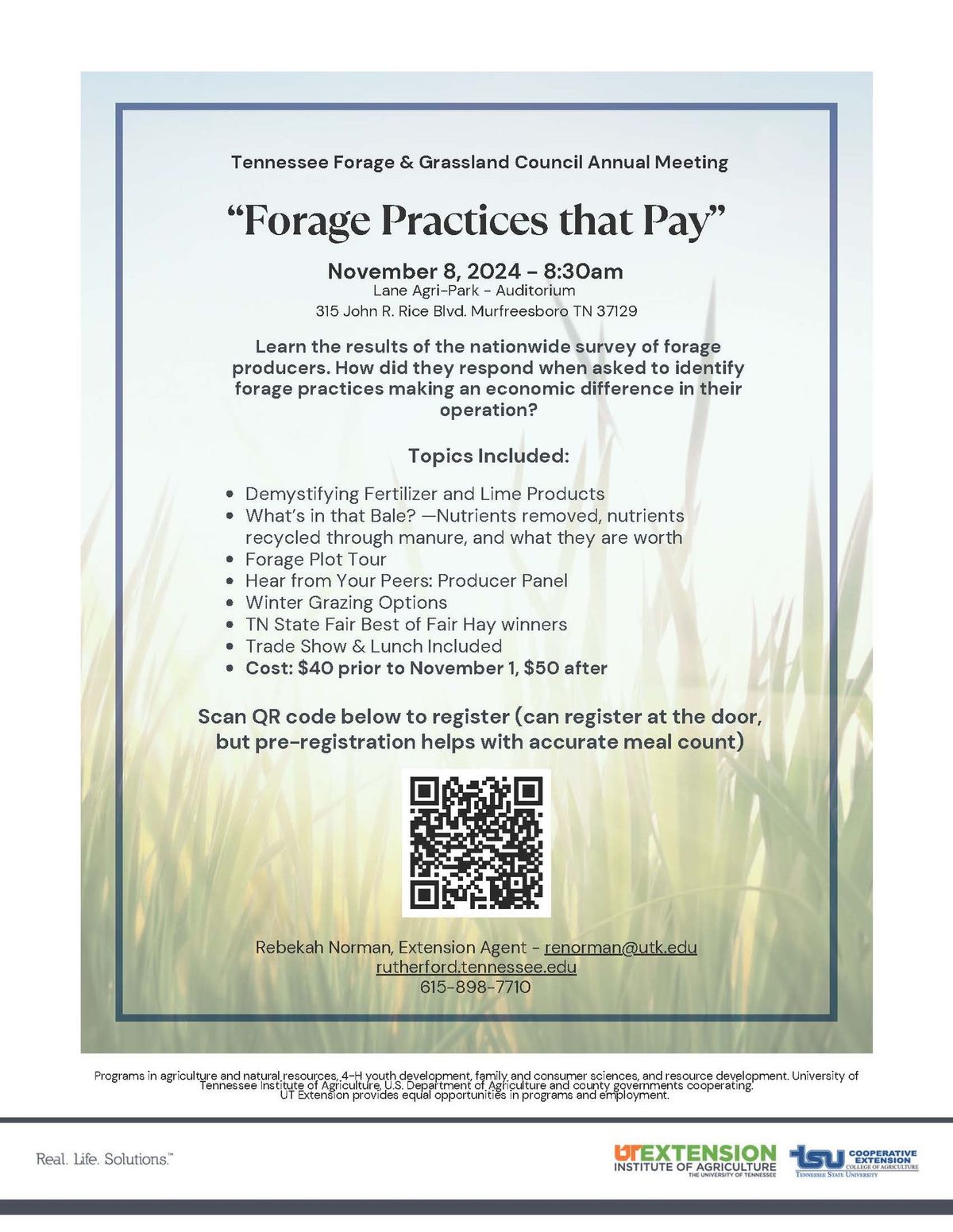 2024 Tennessee Forage & Grassland Council Annual Meeting