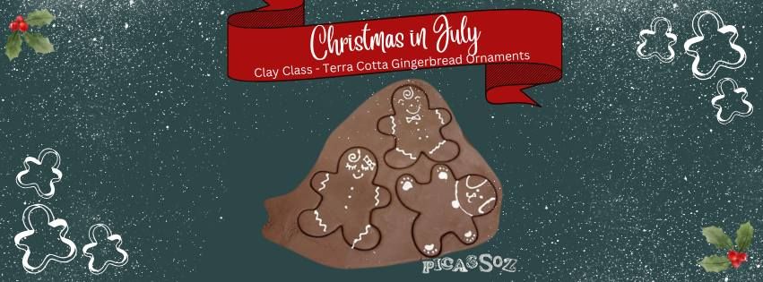 Clay Class - Terra Cotta Gingerbread Ornaments