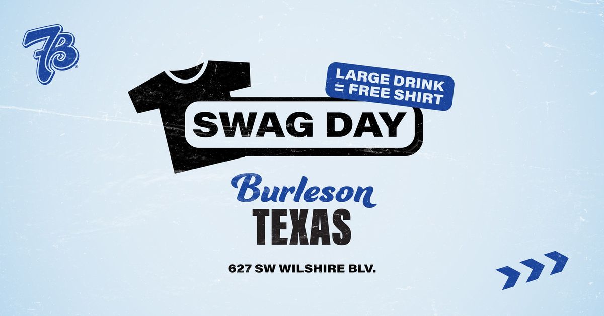 FREE SHIRTS | SWAG DAY | BURLESON, TX!!