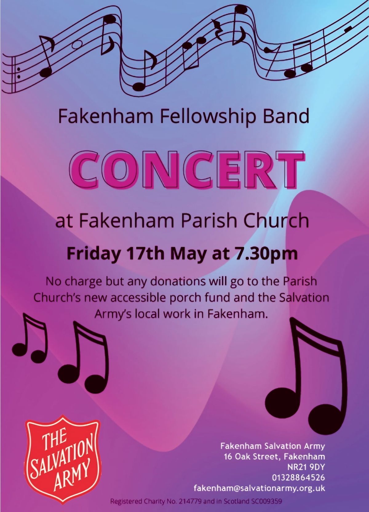 Fakenham Fellowship Band Spring Concert