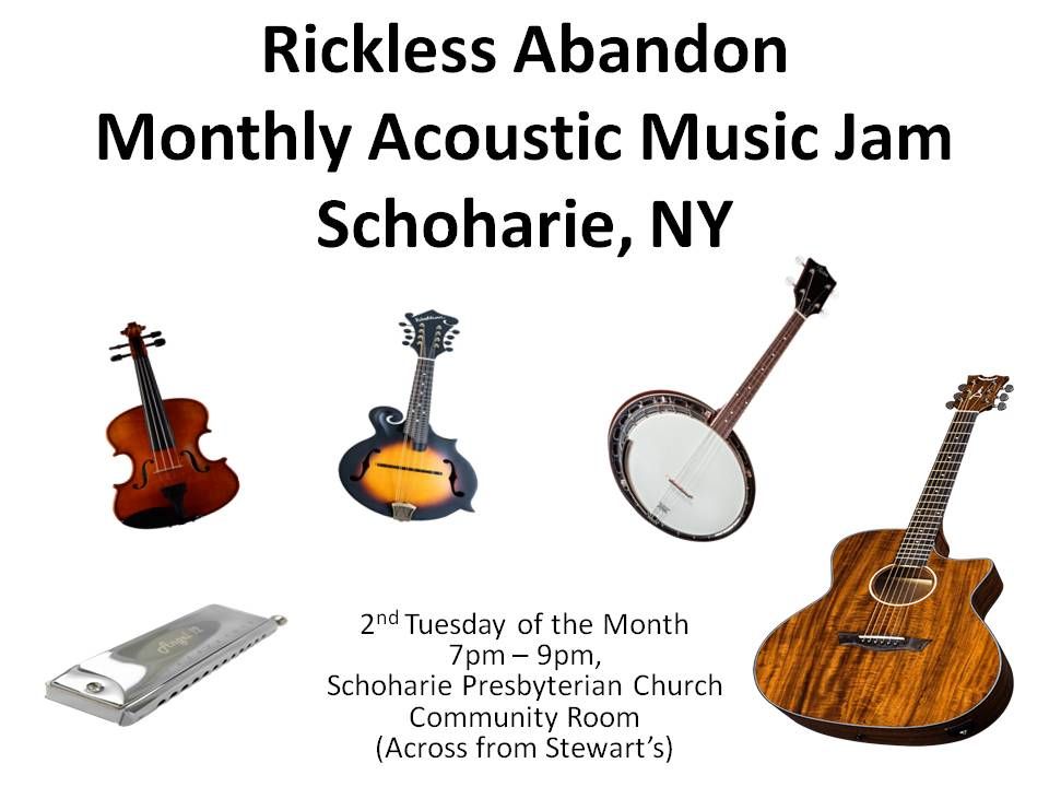 Monthly Acoustic Music Jam