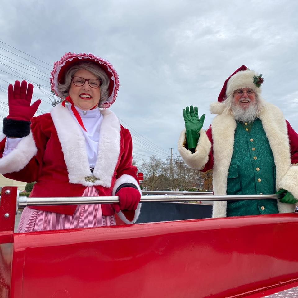 Fort Eustis Tree Lighting with Santa and Mrs Claus