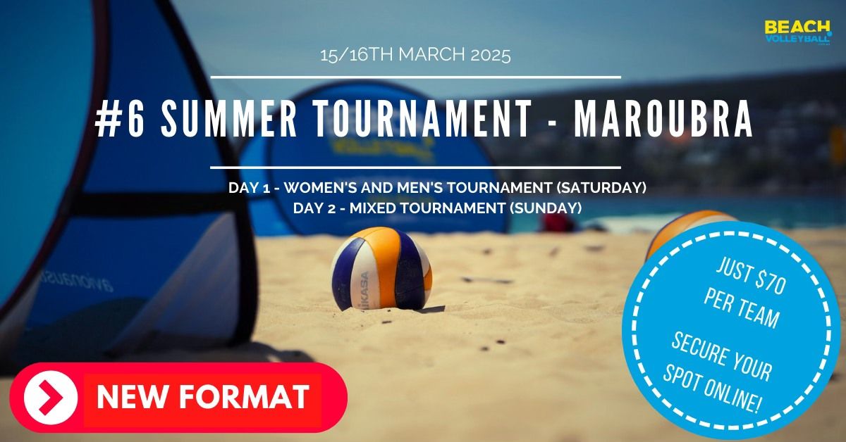 15\/16th Mar 25 \u2013 #6 Summer Tournament (New Format)