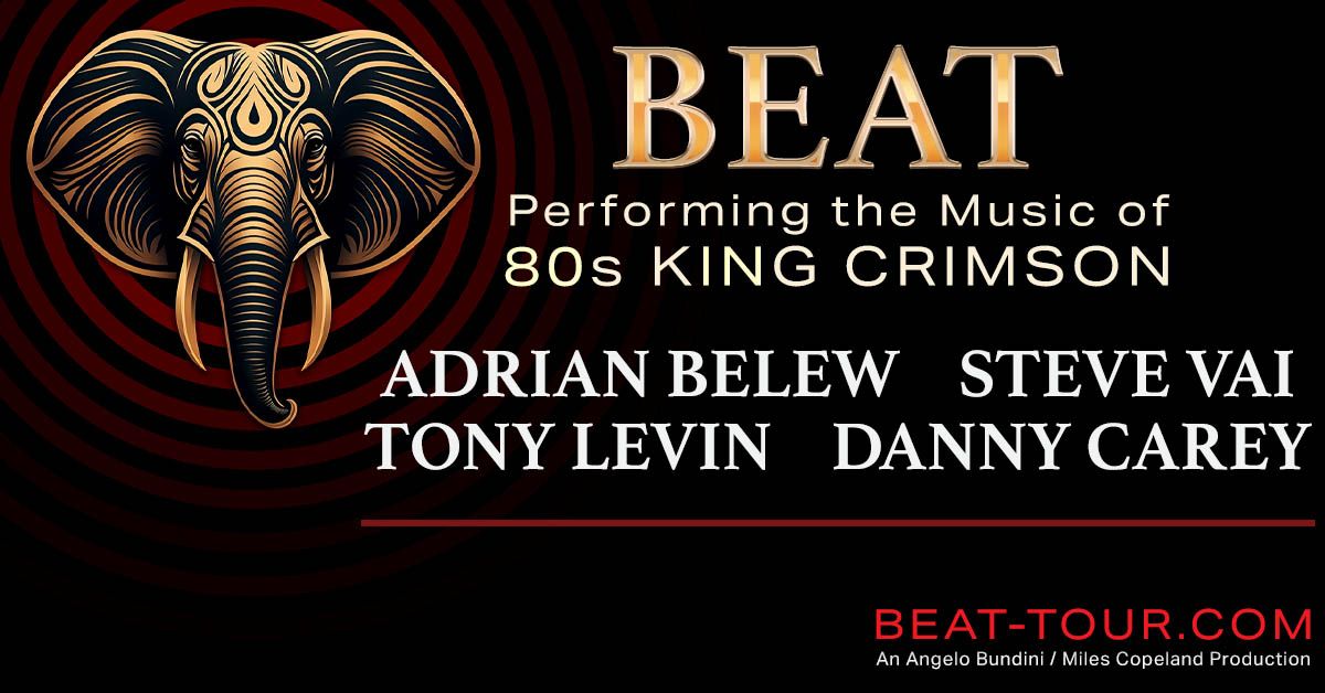 BEAT - Belew\/Vai\/Levin\/Carey play 80s King Crimson in Moncton