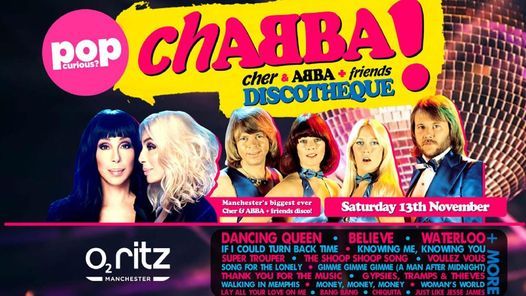 TO BE RESCHEDULED ChABBA: The Cher & ABBA + Friends Disco!