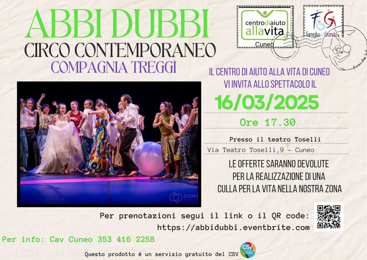 ABBI DUBBI - Spettacolo di Circo Contemporaneo