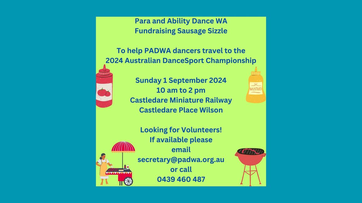 Para and Ability Dance WA Fundrasing Sausage Sizzle