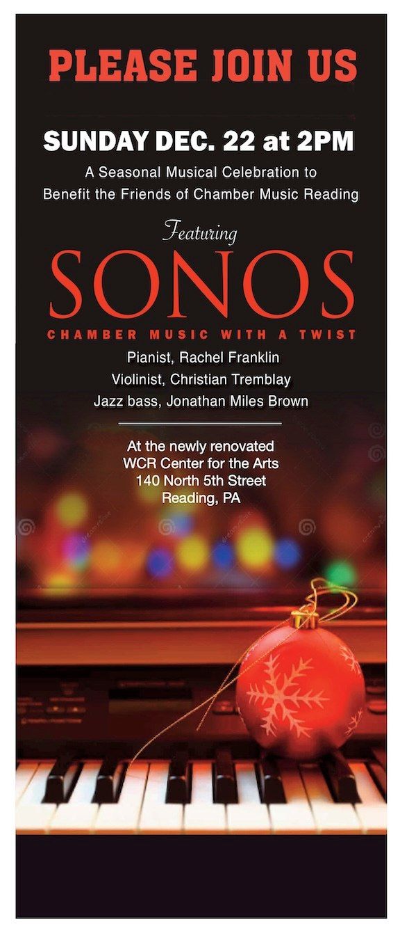 Seasonal Musical Celebration featuring the SONOS Trio