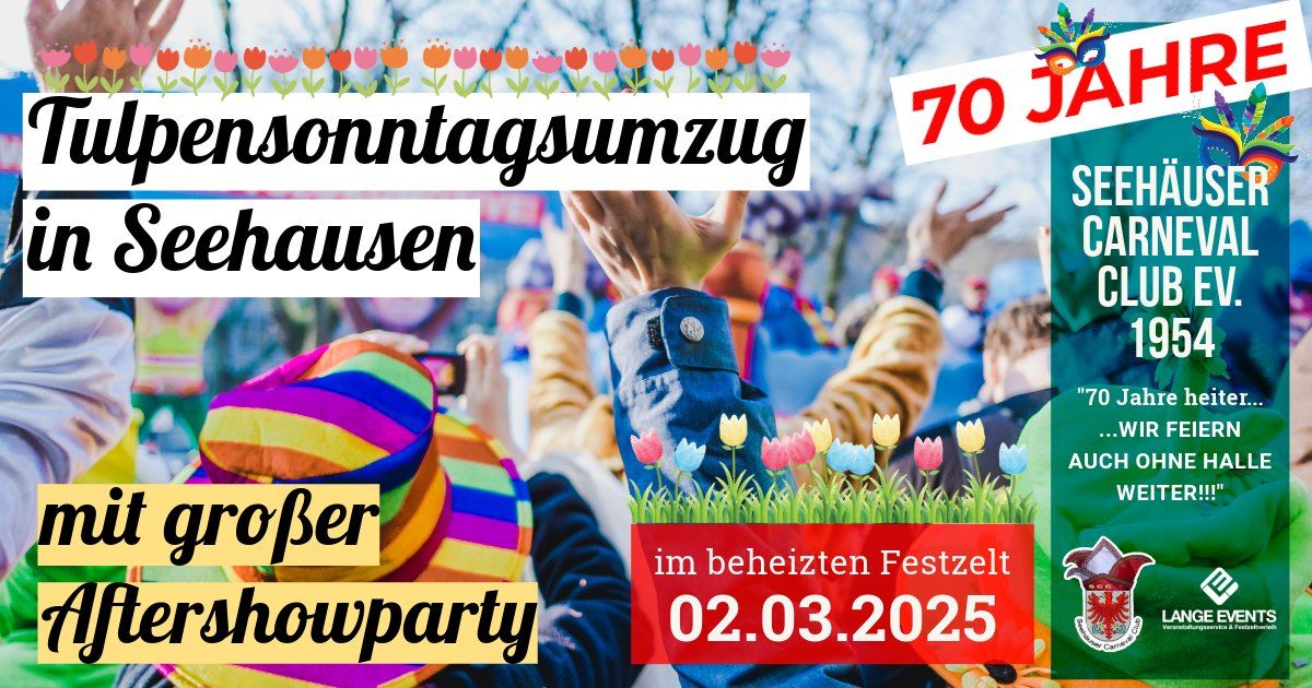 Tulpensonntagsumzug und Aftershowparty in Seehausen