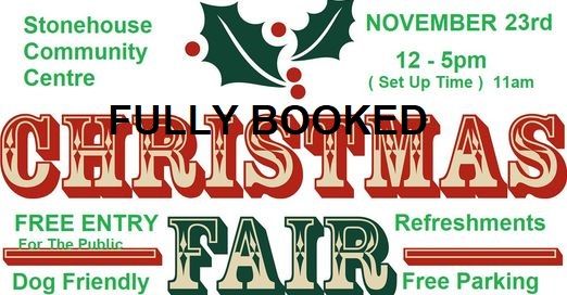 Early Christmas Fayre. FREE ENTRY ( To The Public ) 25 Different Stalls .