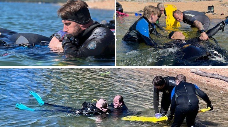 SSI Diver Stress & Rescue with CPR, O2, AED and Primary\/Secondary First Aid Certifications