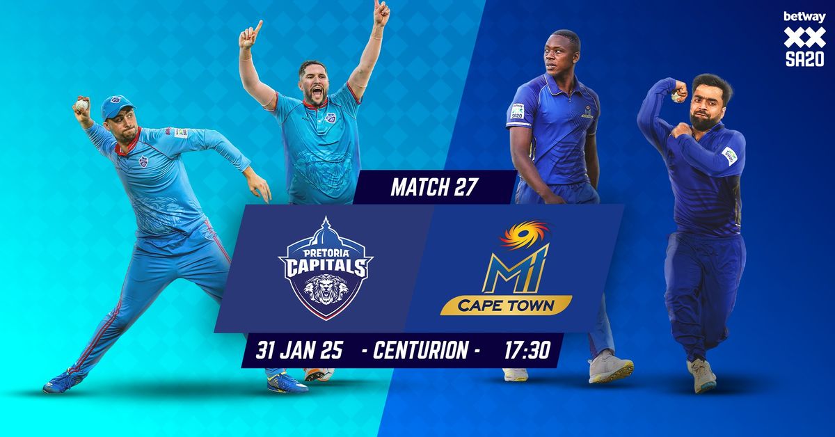 Pretoria Capitals vs MI Cape Town