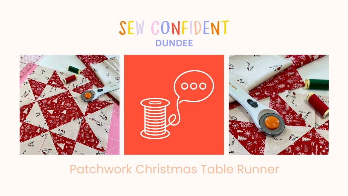 Patchwork Christmas Table Runner