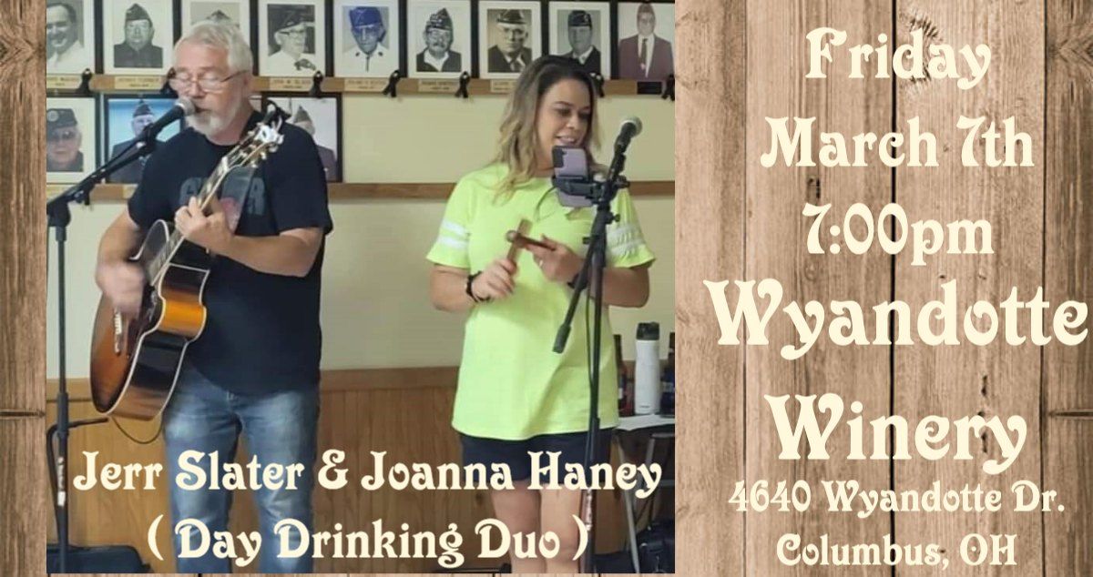 Friday Live Music with Jerr Slater and Joanna Haney!