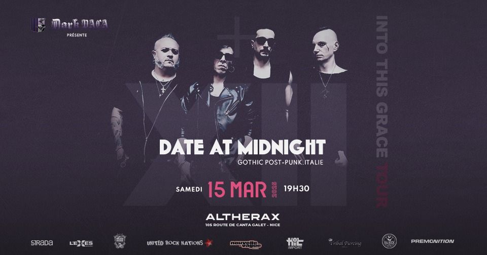 Date At Midnight (goth rock) live + soir\u00e9e darkwave, post-punk, goth, EBM...