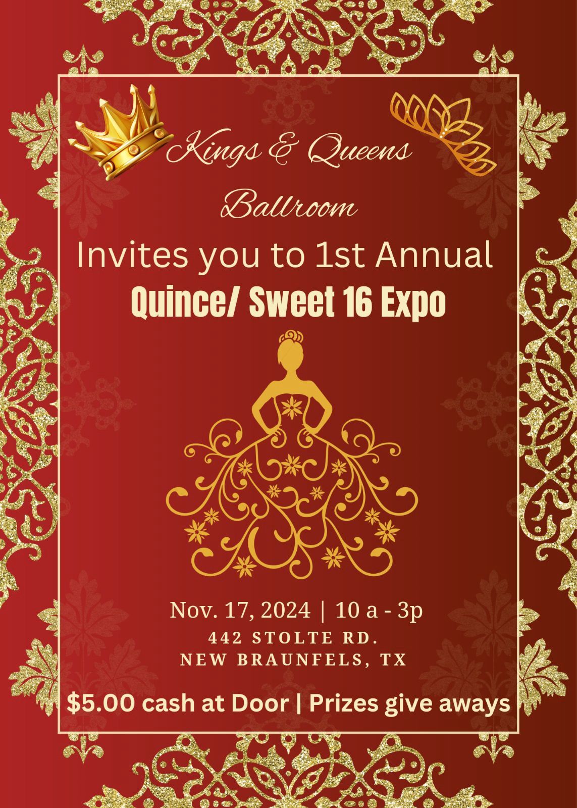 Kings & Queens Ballroom Quince\u00f1era\/Sweet 16 Expo