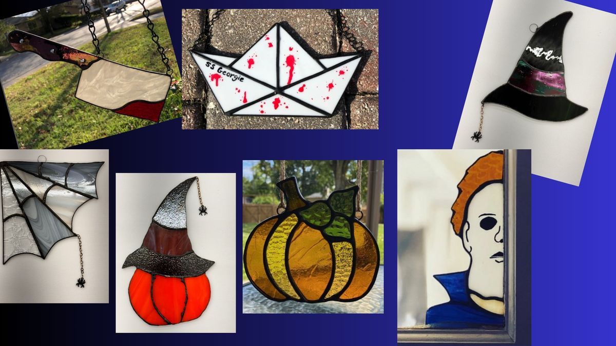 Halloween Stained Glass! 7 Designs and 3 dates to choose from!