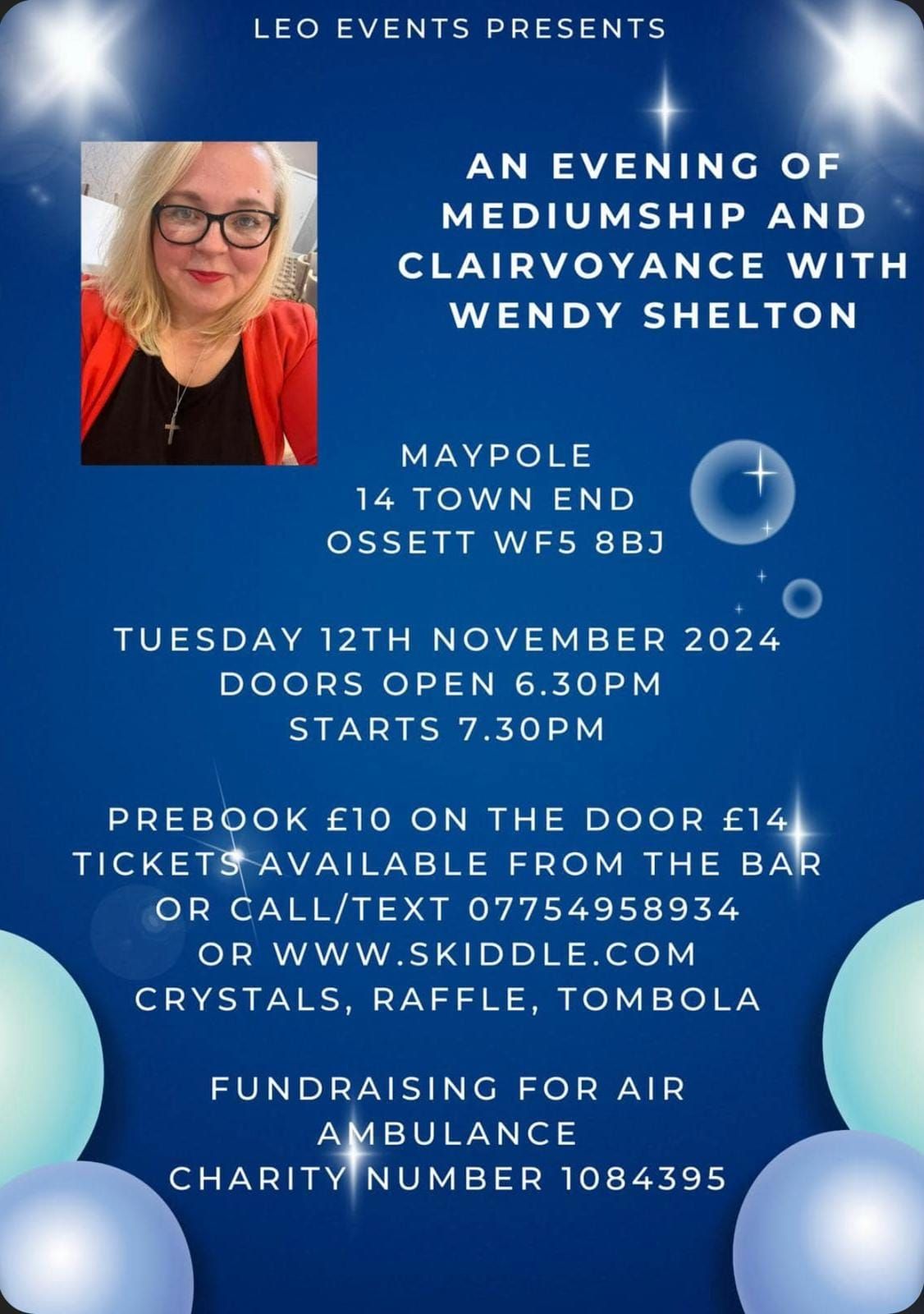 Wendy Shelton's Evening of Mediumship and Clairvoyance