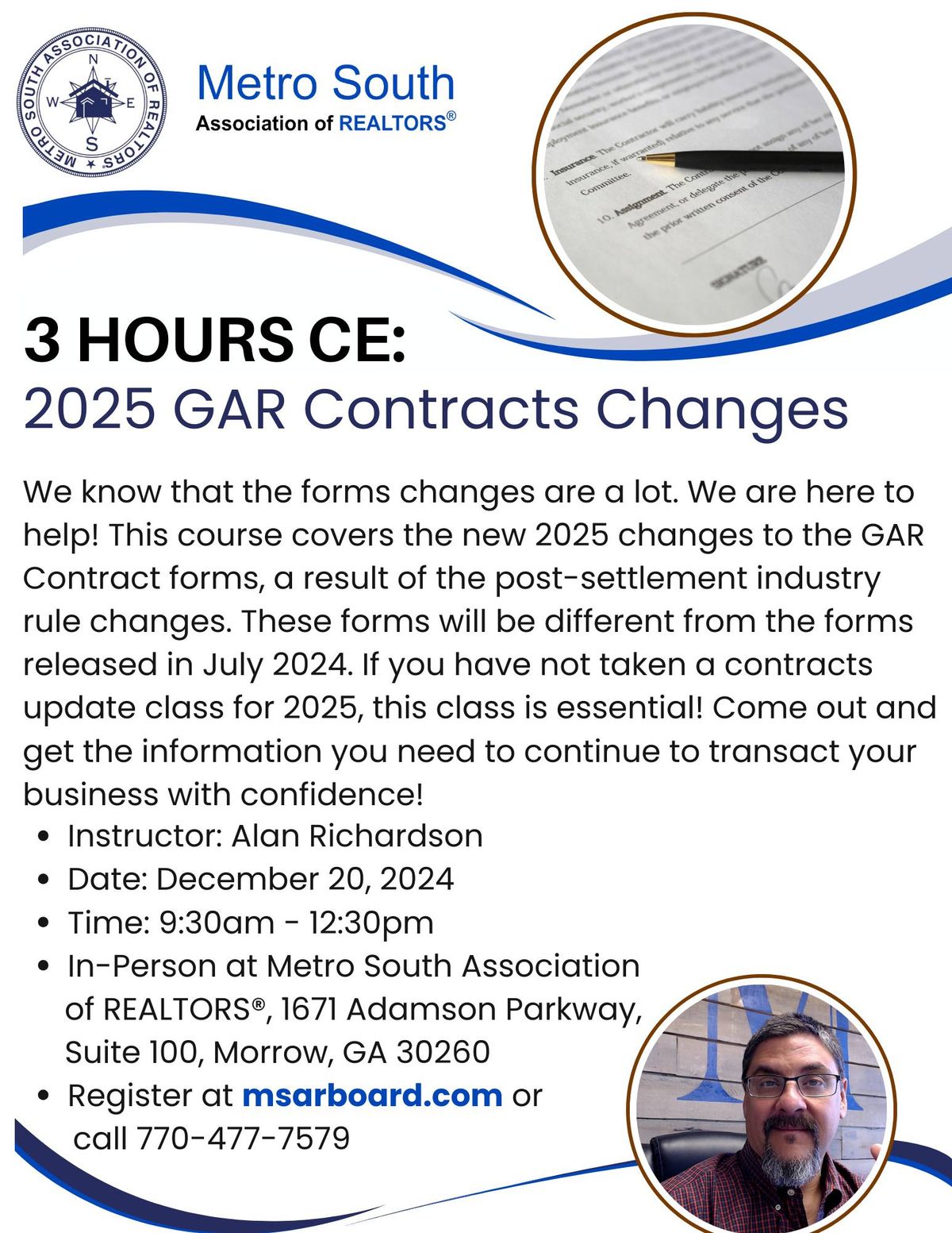 3 Hours CE: 2025 GAR Contracts Changes