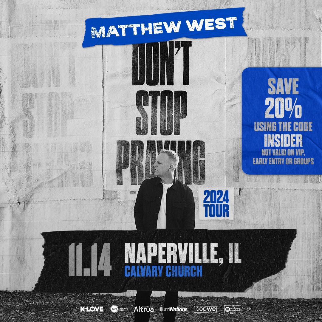 Matthew West's Don't Stop Praying Tour