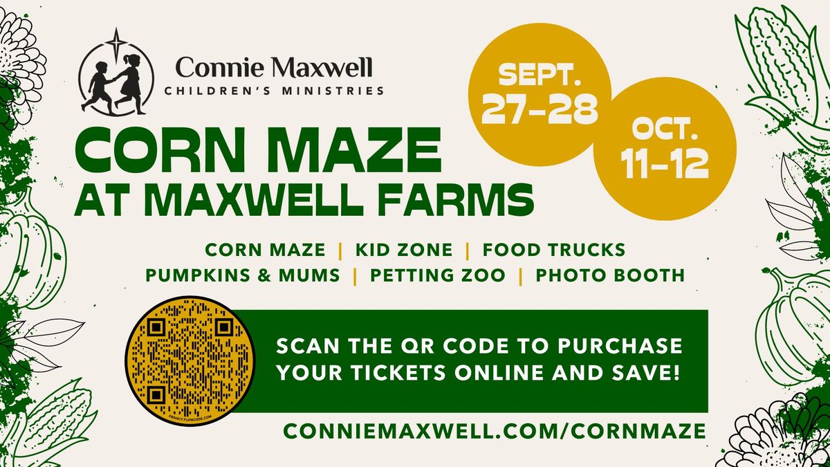 3rd Annual Corn Maze at Maxwell Farms