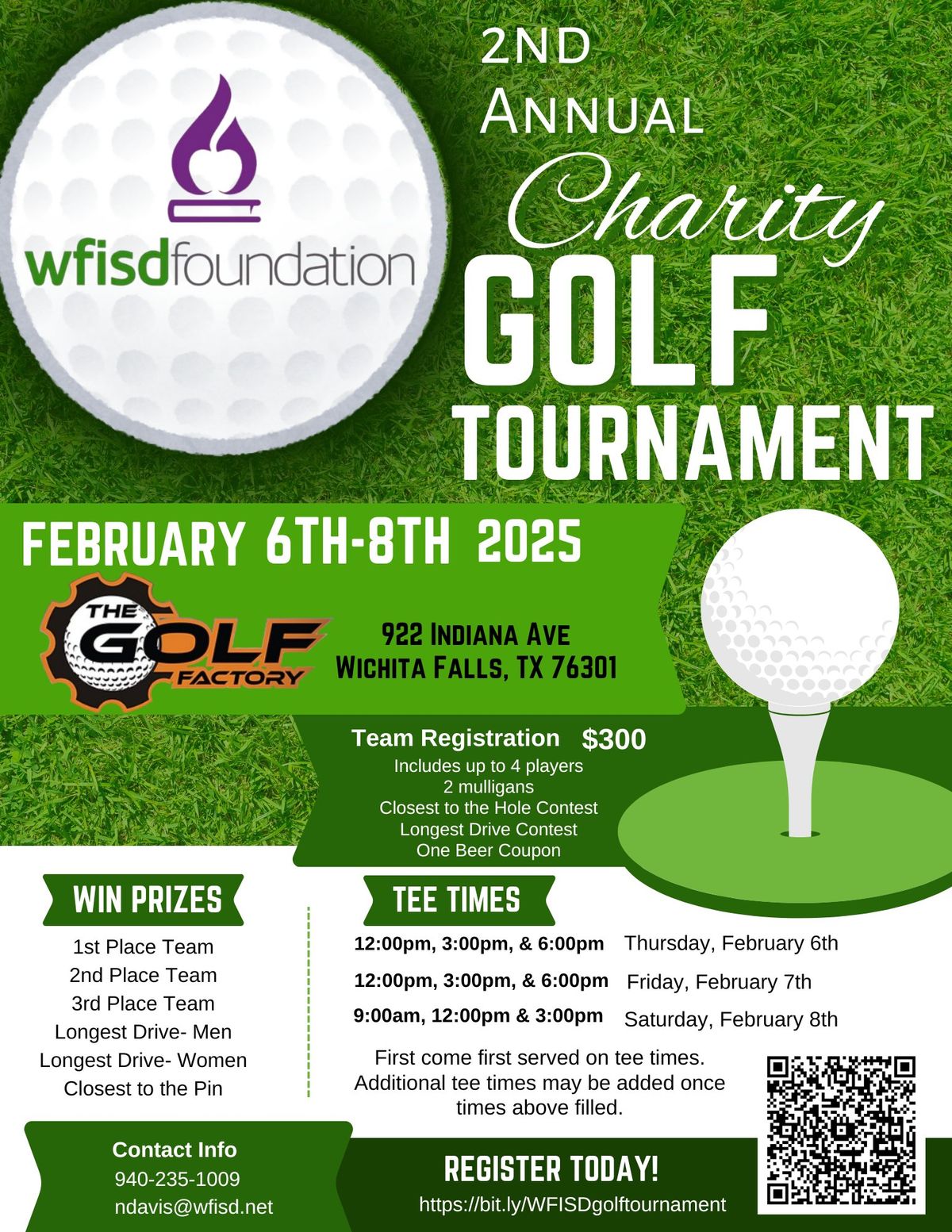 WFISD Foundation's 2nd Annual Charity Golf Tournament