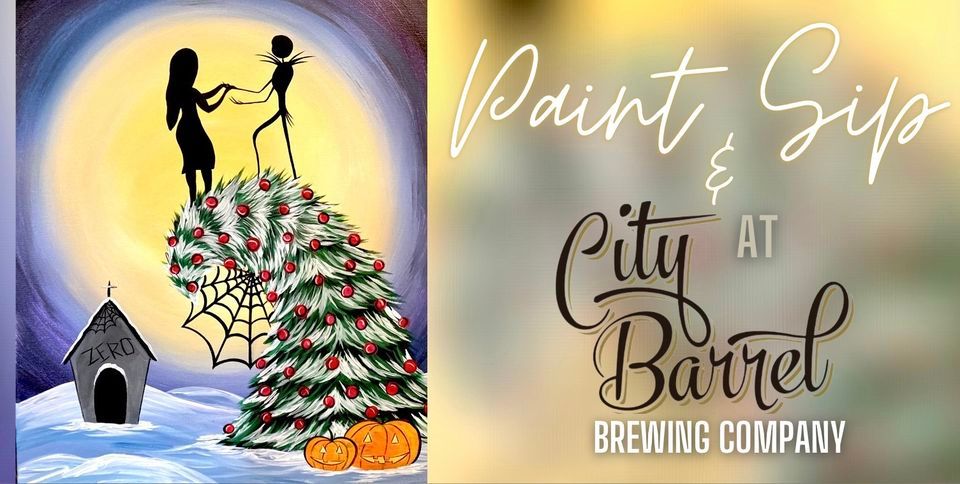 Paint & Sip at City Barrel Brewing!