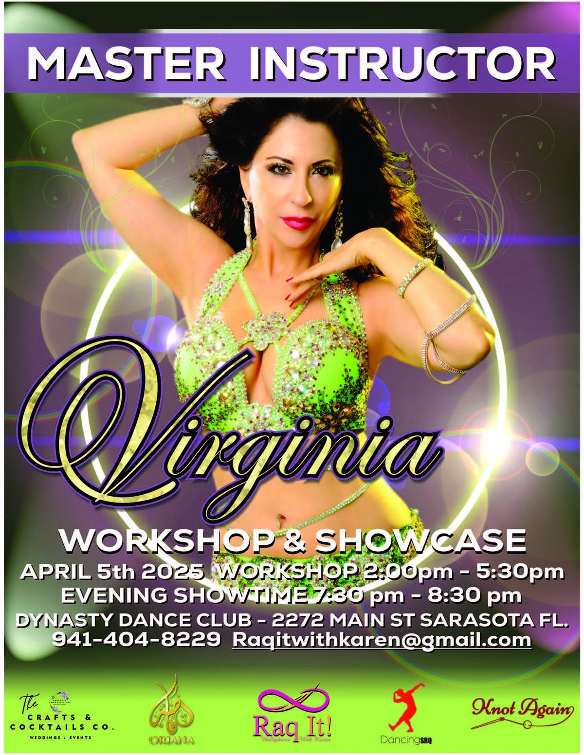 Bellydance Workshop and Showcase with Master Instructor Virginia Mendez