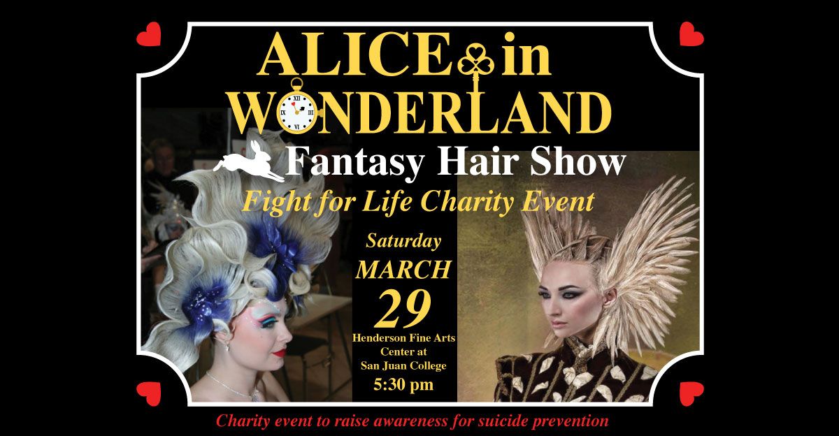 Alice in Wonderland Fantasy Hair Show