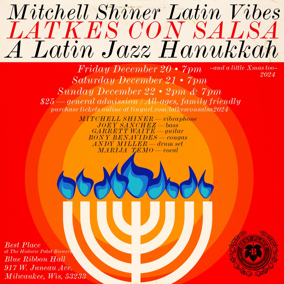 Latkes Con Salsa: A Latin Jazz Hanukkah (and a little Xmas too)