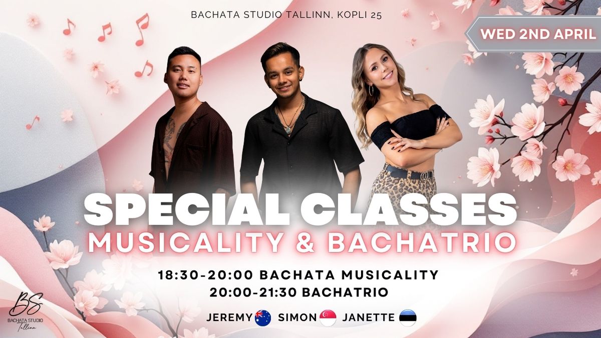 Special Bachata Workshops with Simon from Singapore - Wednesday 2nd of April 18:30-21:30