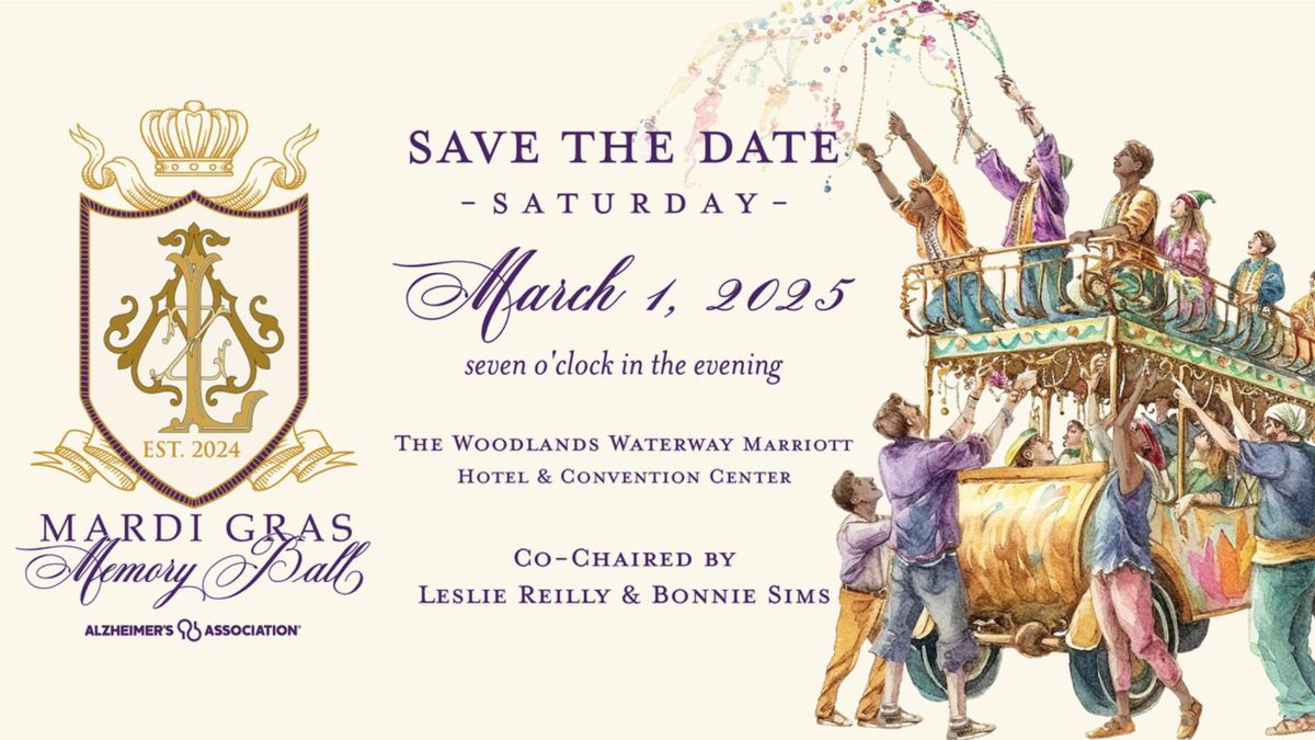 Mardi Gras Memory Ball benefiting the Alzheimer's Association 