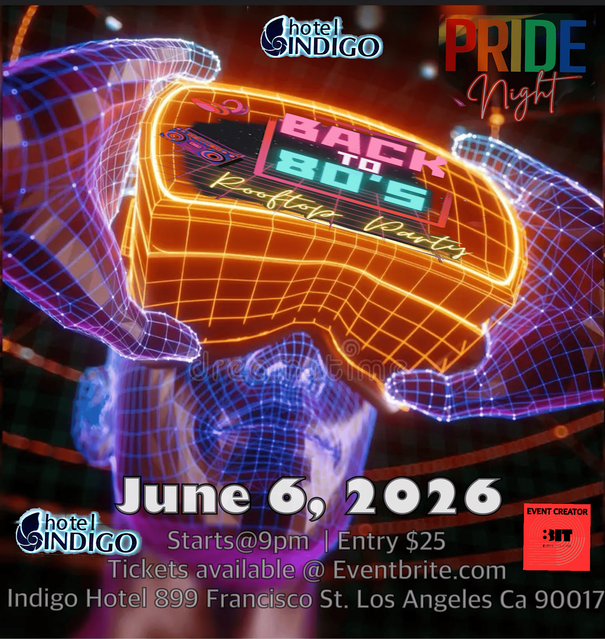 Back to 80\u2019s Rooftop Dance Party