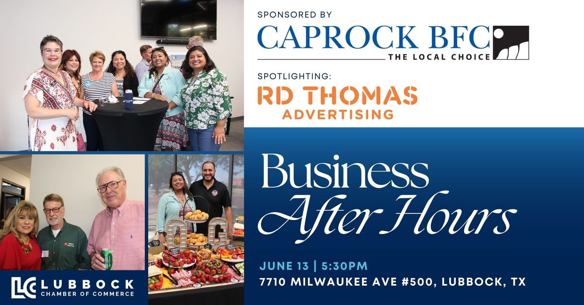 Business After Hours Sponsored by Caprock Business Finance Corporation