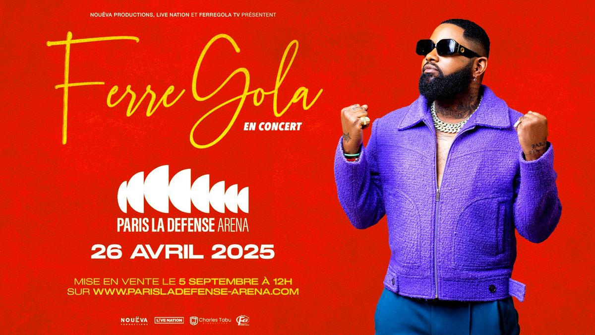 FERRE GOLA \u2022 26 avril 2025\u2022 Paris La Defense Arena, Paris 