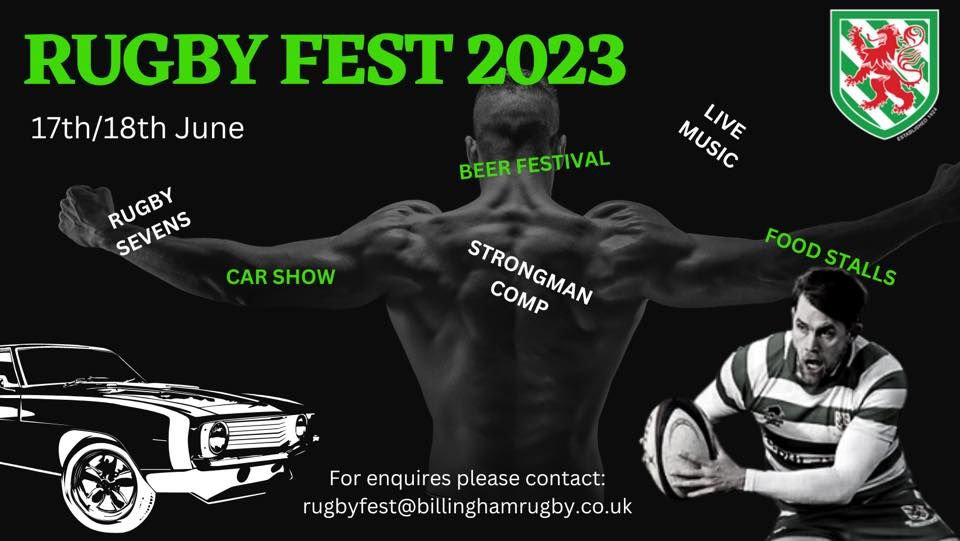 RUGBY FEST 2023, Billingham Rugby Club, Hartlepool, 17 June to 18 June