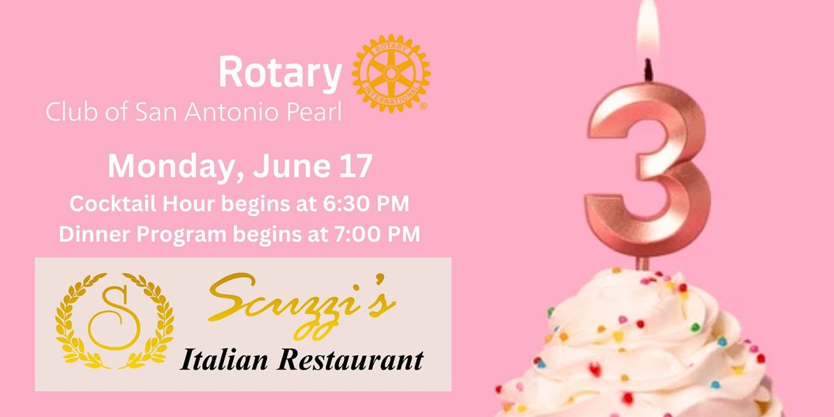 Rotary Club of San Antonio Pearl Installation and Awards Dinner