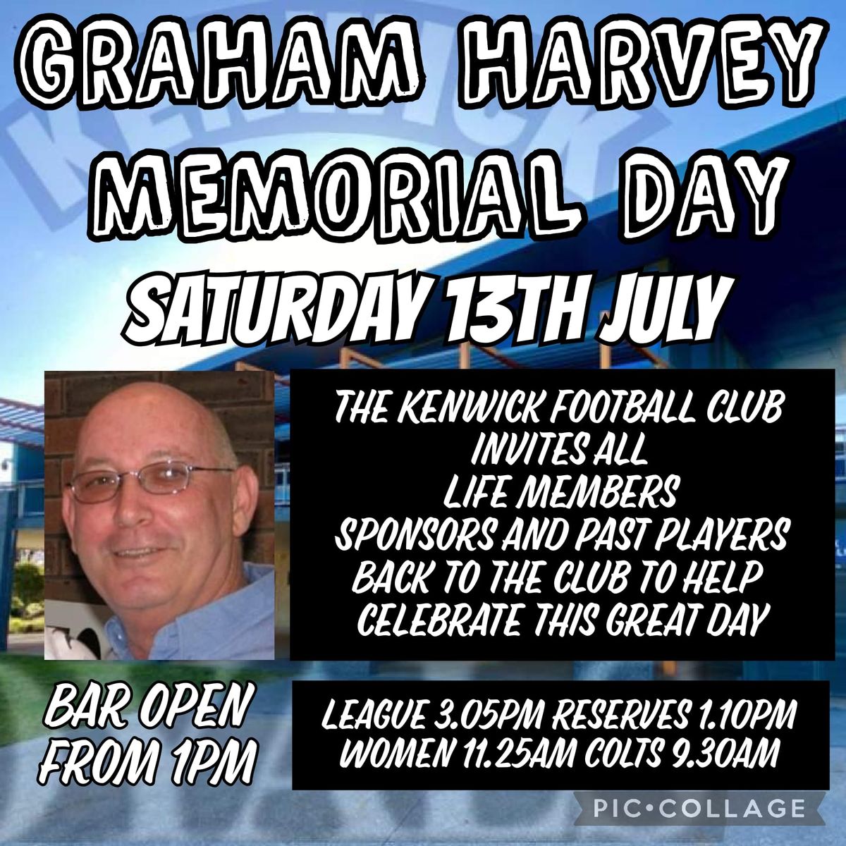 Graham Harvey Memorial Day