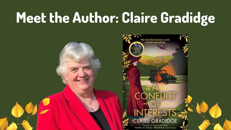 Meet the Author: Claire Gradidge, Romsey Library, 9 November 2022