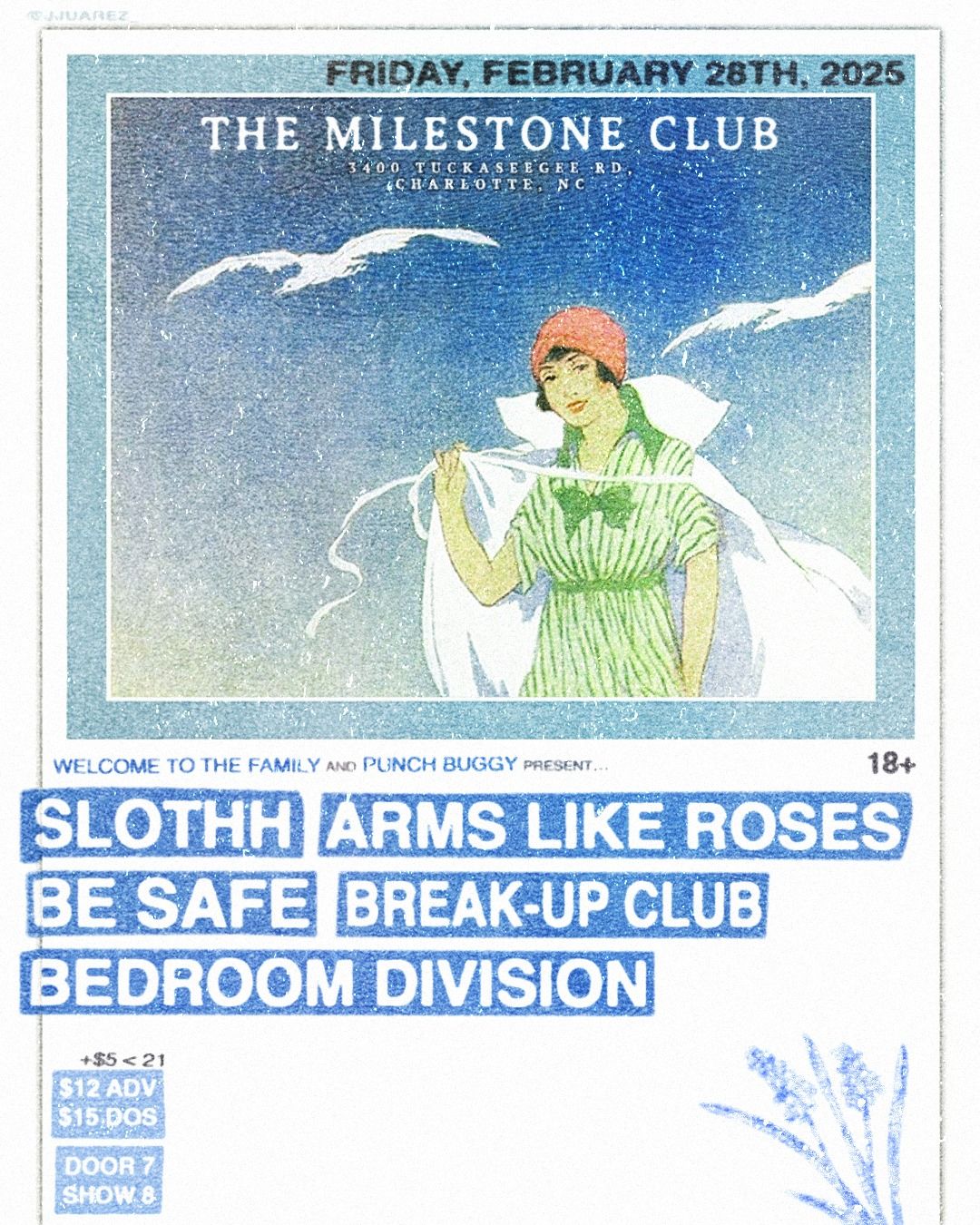 Slothh, Arms Like Roses, Be Safe, Break-Up Club, and Bedroom Division