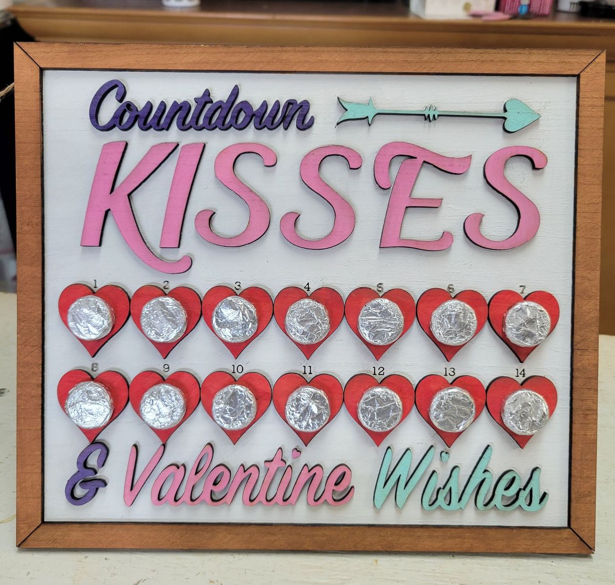 Kisses Count Down